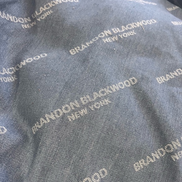 Brandon Blackwood Denim Blue Puffer Jacket - Picture 7 of 7